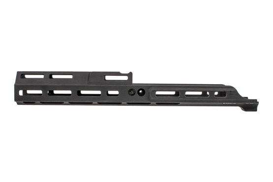 Kinetic Development Group black MREX MK2 extends 6.5" past the receiver of your SCAR.